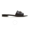 Salvatore Ferragamo Black Gancini Rhodes Horsebit Slide