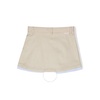 Moncler Kids Box Pleat Gabardine Mini Skirt