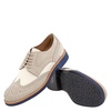 Tods Men's Perforated Two-Tone Nubuck Oxford Brogues