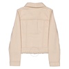 Chloe Girls Ivory Cotton Denim Jacket