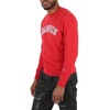 Champion Bright Red French Terry Varsity Crewneck Sweatshirt