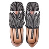 Sergio Rossi Ladies Crystal Embellished Fringed Loafers