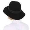 Maison Michel Ladies Black Virginie Fedora Hat