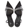 Giuseppe Zanotti Ladies Black Audrine Slingback 110 mm Pumps