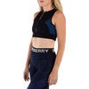 Burberry Black Quinn Stretch Jersey Cropped Top