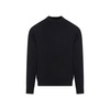 JIL SANDER Men's Black Cotton Sweatshirt for SS24