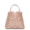 ALAIA Elegant Mini 20 Leather Tote in Pink