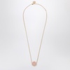 Miu Miu Metal Necklace With Pink Logo Women