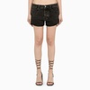 Miu Miu Black Denim Shorts Women