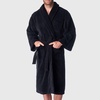 Pure Cotton Men Terry Cloth Bathrobe Super Absorbent Hotel Spa Robe