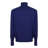 Blue Cashmere Turtleneck Sweater AW24