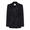 Black Wool Tuxedo Jacket Satin Lapels