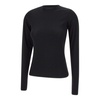 Black Stretch Cotton Laura Sweater