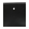 Black Textured Leather Clutch Bag