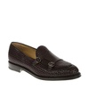 Aged Calfskin Leather Monk Loafer