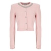 Pink Strass Cardigan Sweater