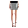 Silver Shine Mini Skirt