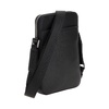 Men's Torino Flat Squared Black Shoulder Bag