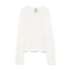 Cream Knit Crew Neck Sweater