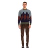 Diamond Pattern Wool Sweater