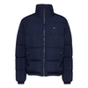 Blue Puffer Jacket with Water-Repellent Finish