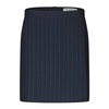 Pinstripe Pencil Skirt in Dark Navy