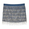 Fringed Denim Skirt