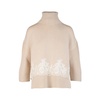 Straight Line Lace Turtleneck