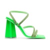 Bright Green Star Heel Sandals