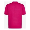 Pink Polo Shirt with White Logo