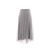 Brunello Cucinelli Pleated Chiffon Midi Skirt