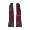 Red Leather Gloves Stylish Warmth