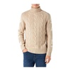 Beige Turtleneck for Men