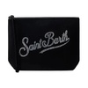 Black Velvet Clutch with Rhinestones