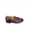 Loafer with tassels and woven detail