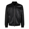 Classic Leather Jacket Zip Closure