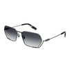 McQ Mq0351S Rectangular Metal Frame Sunglasses