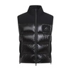 Black Quilted Sleeveless Vest