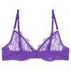 Purple Lace Underwired Bra