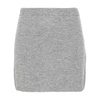 Ribbed Knit Grey Skirt