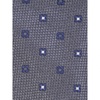 Silk Tie with Square Motif