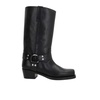 Black Leather Western Boots