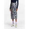 Midi Zebra Print Flavia Skirt