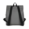 Logo Backpack in Grey Polyurethane