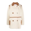 Chloe Faux Shearling Jacket - White