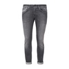 Grey Skinny Jeans Front Closure