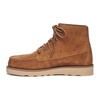 Brown Suede Zig-Zag Boots