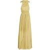 hooded pleated dress