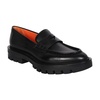 Black Penny Loafer with Round Toe