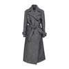 Pinko Long Calice Wool Coat With Belt